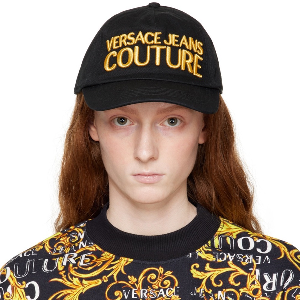 NEW VERSACE JEANS COUTURE
Gold Logo Couture Cap